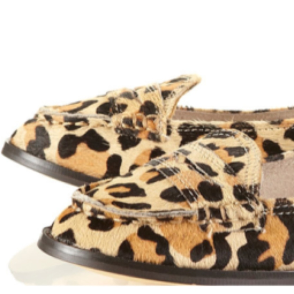 Leopard print Topshop loafers